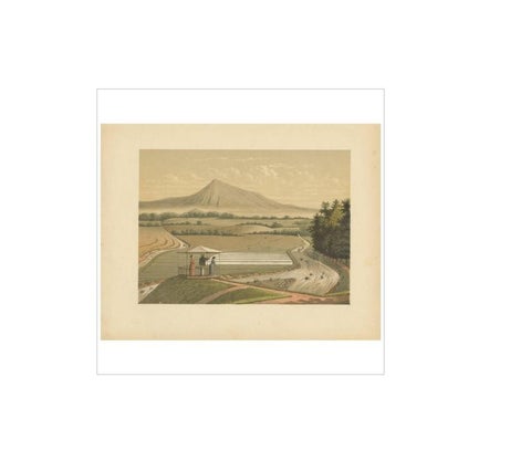Antique Print of Mount Pangrango ‘Java’ by M.T.H. Perelaer, 1888, view 3