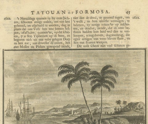 Antique Print of Chinese Natives by Valentijn, 1726, view 3