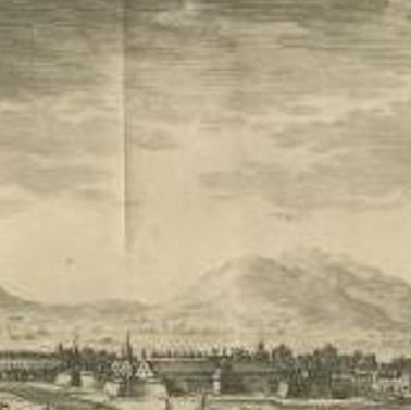 Antique Print of Batavia (Jakarta) in the Dutch East Indies, 1726, close-up 2