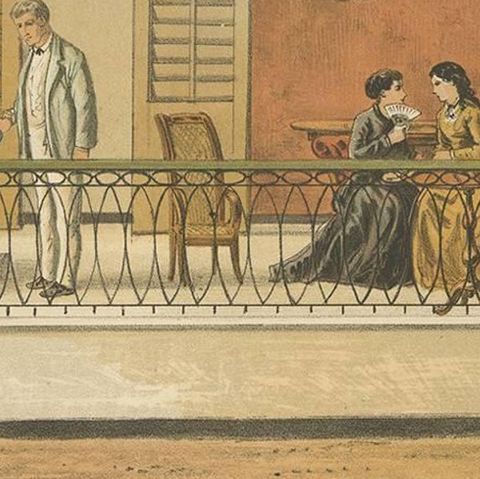 Antique Print of a Scene in Tegal ‘Indonesia’ by M.T.H. Perelaer, 1888, close-up 2
