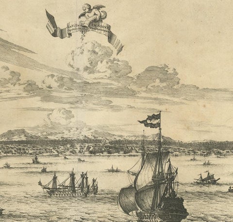 Antique Print of Amboina by Van der Aa, circa 1725, view 4