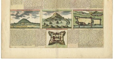 Antique Print of Dutch V.O.C. Trading Outposts and Forts in the East Indies, view 3