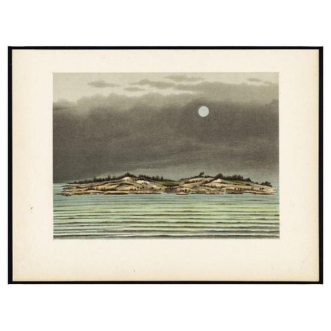 Antique Print of Tanjung Belimbing, Indonesia, 1888