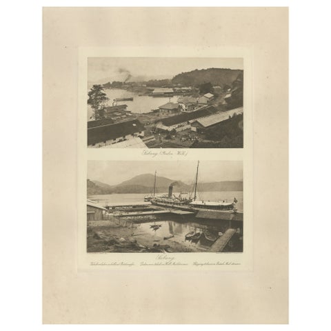 Sabang Port, Pulau Weh, Kleingrothe Dutch East Indies Coaling Photo c.1910