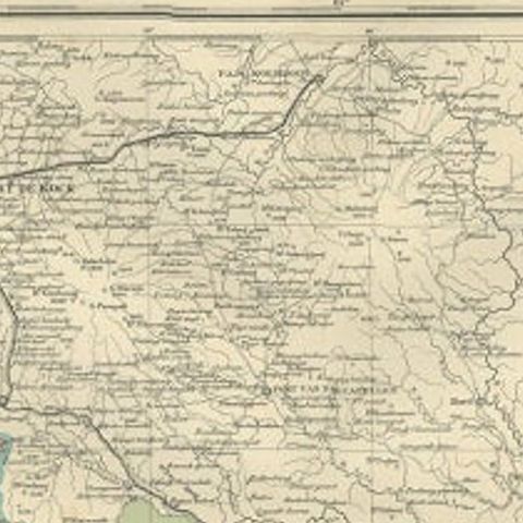 Antique Map of Padang, Sumatra, Indonesia, 1900, close-up 1