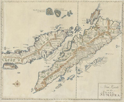 Antique Map of Sumatra, Indonesia 'c.1780', view 2