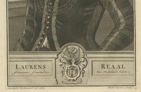 Laurens Reaal: Eminent Governor-General of the VOC in the Dutch East Indies 1724, close-up 2