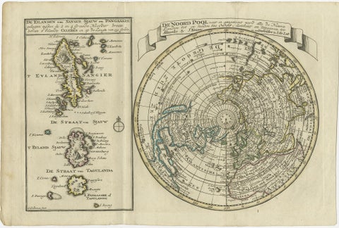 Nice Sheet of the Sangihe Archipelago in Indonesia & California Island, 1788, view 2