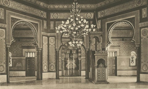Malay Mosque Tandjong Poera, Original 1900s Photogravure, Sumatra Indonesia, close-up 2