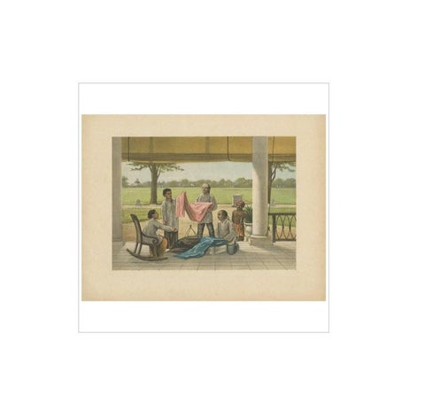 Antique Print of a Scene in Batavia 'Indonesia' by M.T.H. Perelaer, 1888, view 4