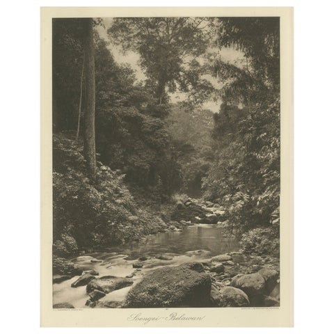 Soengei Belawan River, Medan, C.J. Kleingrothe Photo, Dutch East Indies c.1910