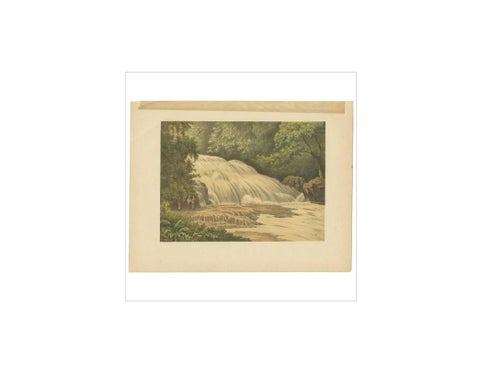 Antique Print of the Bantimurung Waterfall by M.T.H. Perelaer, 1888, view 4