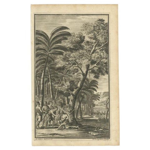 Antique Print of Commander de Graauw by Valentijn, 1726, view 2