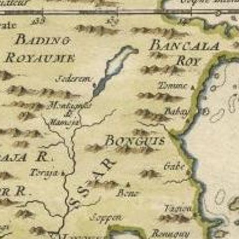 Antique Map of Celebes 'Sulawesi', Island in Indonesia, 1754, close-up 2
