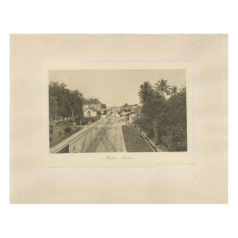Railway Station Medan, Sumatra, C J Kleingrothe, Dutch East Indies c1910