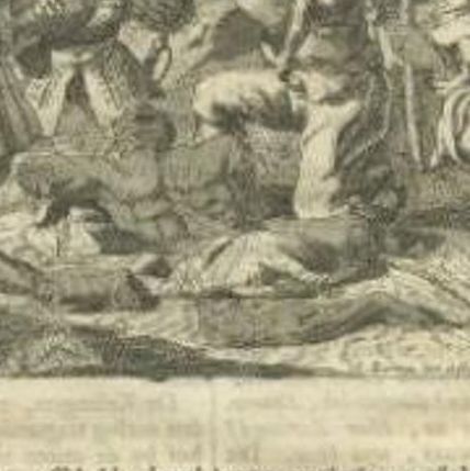 Antique Print of the Murder of Kaitsjili Saidi by Valentijn, 1726, close-up 1