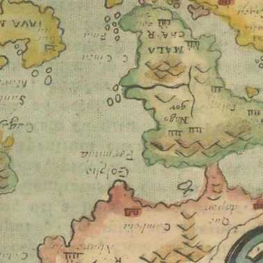 Antique Miniature Map of the Maluku Islands by Lasor a Varea, 1713, close-up 1