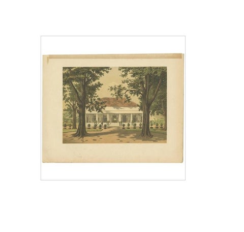 Antique Print of a Residence in Padang 'Java' by M.T.H. Perelaer, 1888, view 3