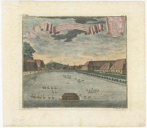 Print of Pleasure Gardens of the Governor-General of Batavia, Indonesia, ca.1744, view 2