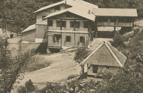 Coffee Establishment Girsahan & Sorting Coffee, Antique Photos Sumatra, c.1900, close-up 4
