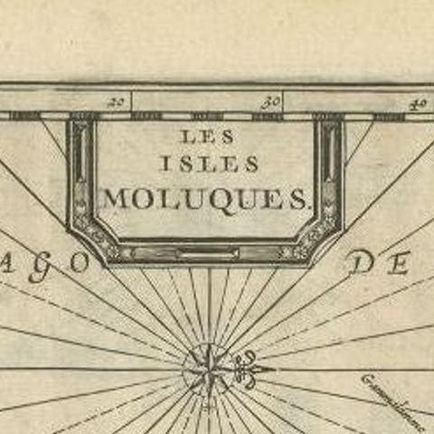 Antique Map of the Maluku Islands by Van der Aa, 1714, close-up 1