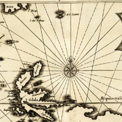 Extremely Rare Map of the East-Indies towards the South-East 'Indonesia', 1725, close-up 2