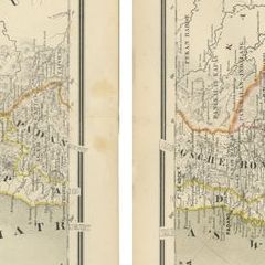 An Impressive Four-Sheet Map Set of Sumatra from the Dutch East Indies, 1884, close-up 1