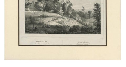 Antique Print of Batoe-Medjah 'Ambon, Indonesia' by C.W.M Van de Velde, view 2