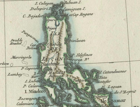 1797 Tardieu Map of Southeast Asia: The Malay Archipelago and Beyond, close-up 3