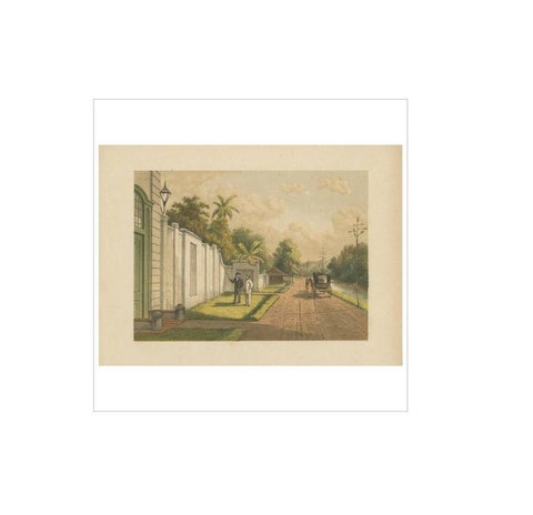 Antique Print of Chinese Graves in Batavia by M.T.H. Perelaer, 1888, view 4