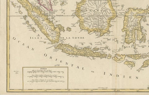Antique Map of the Indonesian and Philippine Archipelagos by R. de Vaugondy, view 5