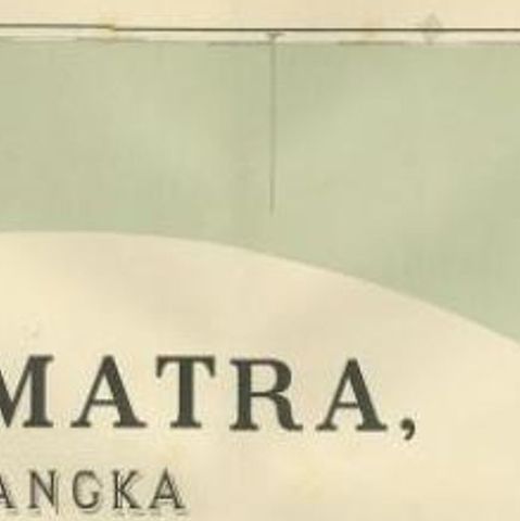 Antique Map of the Batu Islands by Dornseiffen, 1900, close-up 1