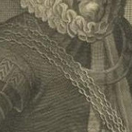 Old Portrait of Gerrit Reynst Governor-General of the Dutch East Indies, 1726, close-up 1