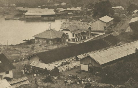Sabang Port, Pulau Weh, Kleingrothe Dutch East Indies Coaling Photo c.1910, close-up 5