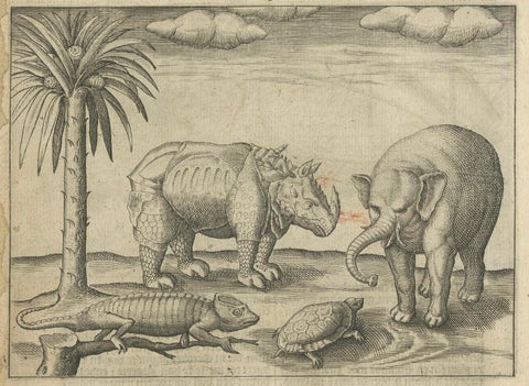 Javanese and Malay Ships near Bantam, from Pontanus’ Amsterdam History, 1611, close-up 1