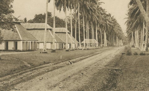 Coolie Dwellings, Tandjong-Morawa, Sumatra, Indonesia (Kleingrothe, c.1900), close-up 4