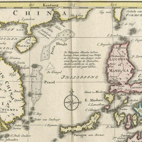 Rare Antique Map of the Dutch East Indies 'Indonesia', 1774, close-up 1