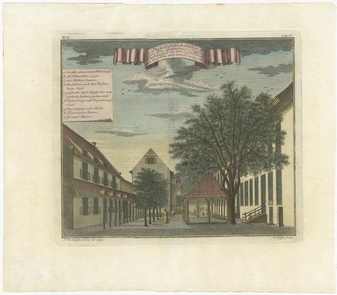 Rare Print of the Governor-General's Residence in Batavia 'Jakarta', Indonesia, view 2