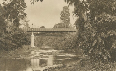 Soengei Serpa, Sumatra, Antique Photogravure by C.J. Kleingrothe, c.1900, close-up 4