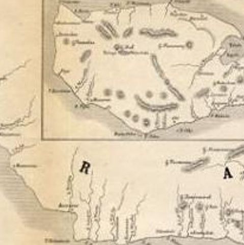 Antique Map of the Maluku Islands 'Ambon' by Stemler, 1874, close-up 1
