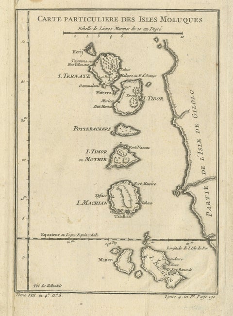 Antique Map of the Maluku Islands or Moluccas, Indonesia, view 3