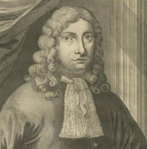 Ioannes Camphuys: Venerable Governor-General of the VOC, Dutch East Indies, 1724, close-up 1