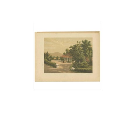 Antique Print of the Residence of Mr. V. Meurs 'Java' by M.T.H. Perelaer, 1888, view 3