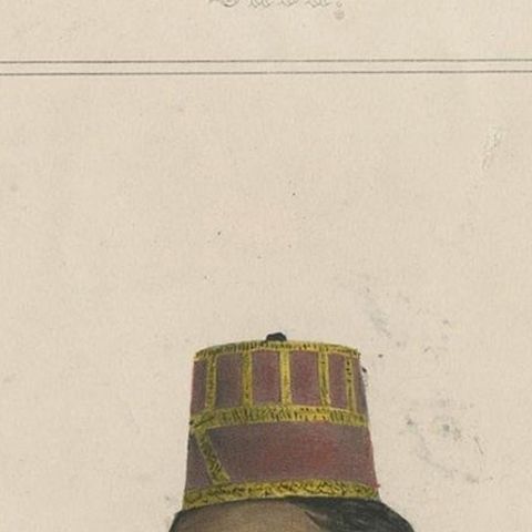 Portrait of Adi Patti Mandura, Raja Djajanagara, Regent of Serang on Java, 1844, close-up 1