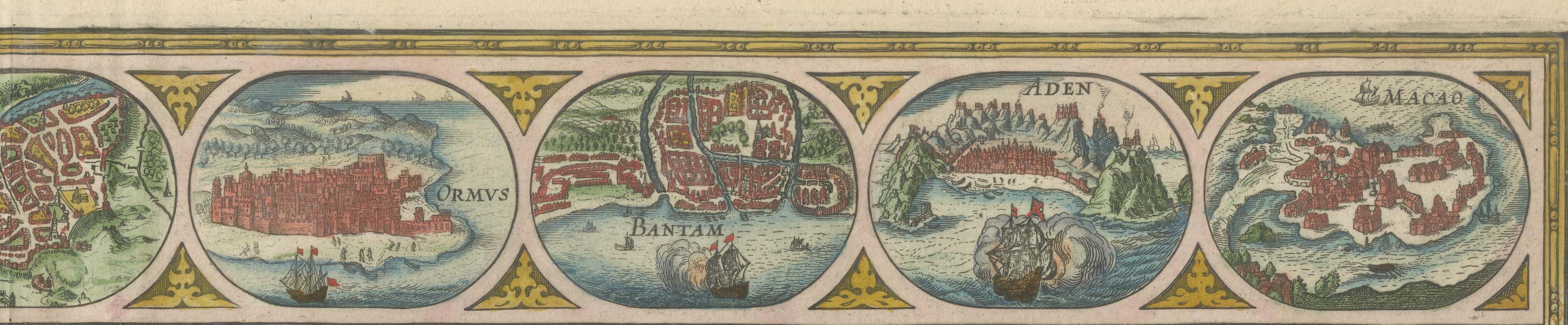 Antique Blaeu Map of Asia, Arabia Felix and the East Indies, 1642, view 4