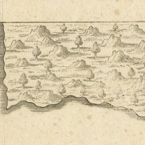 Antique Map of a Bay of Borneo, Indonesia, c.1760, close-up 1