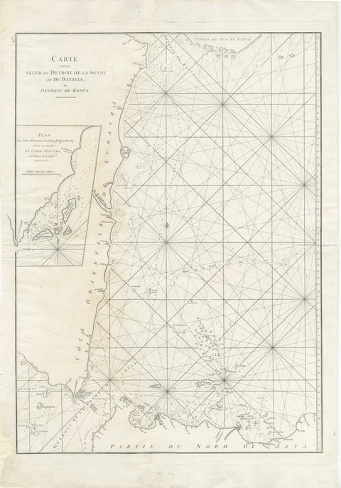 Antique Sea Chart by J. B. d'Apres de Mannevillette, Sumatra, 1780, view 2