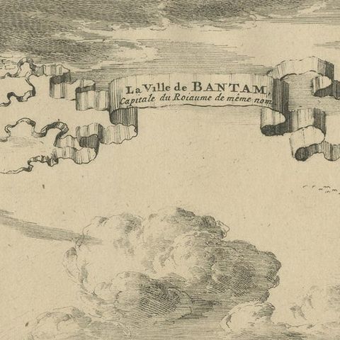 View of the City Banten or Bantam Near the Western End of Java, Indonesia, c1725, close-up 2