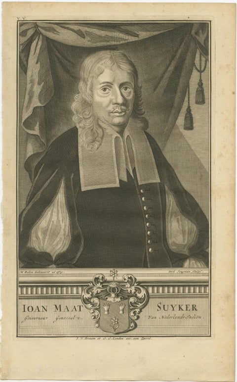 Portrait of Ioan Maat Suyker: Governor-General of the Dutch East Indies, 1724, view 2