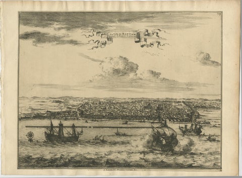 View of the City Banten or Bantam Near the Western End of Java, Indonesia, c1725, view 2